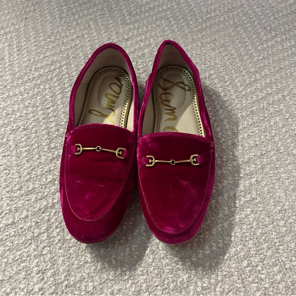 Sam Edelman Velvet Loafers - Picture 1 of 5